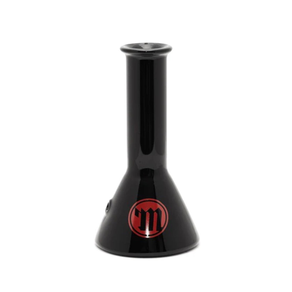 Myster Beaker Bowl Hand Pipe | Black | side view 2