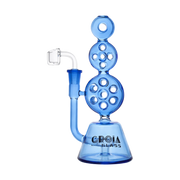 Croia Glass 8" Triple Stack Swiss Perc Recycler Dab Rig | Croia Glass