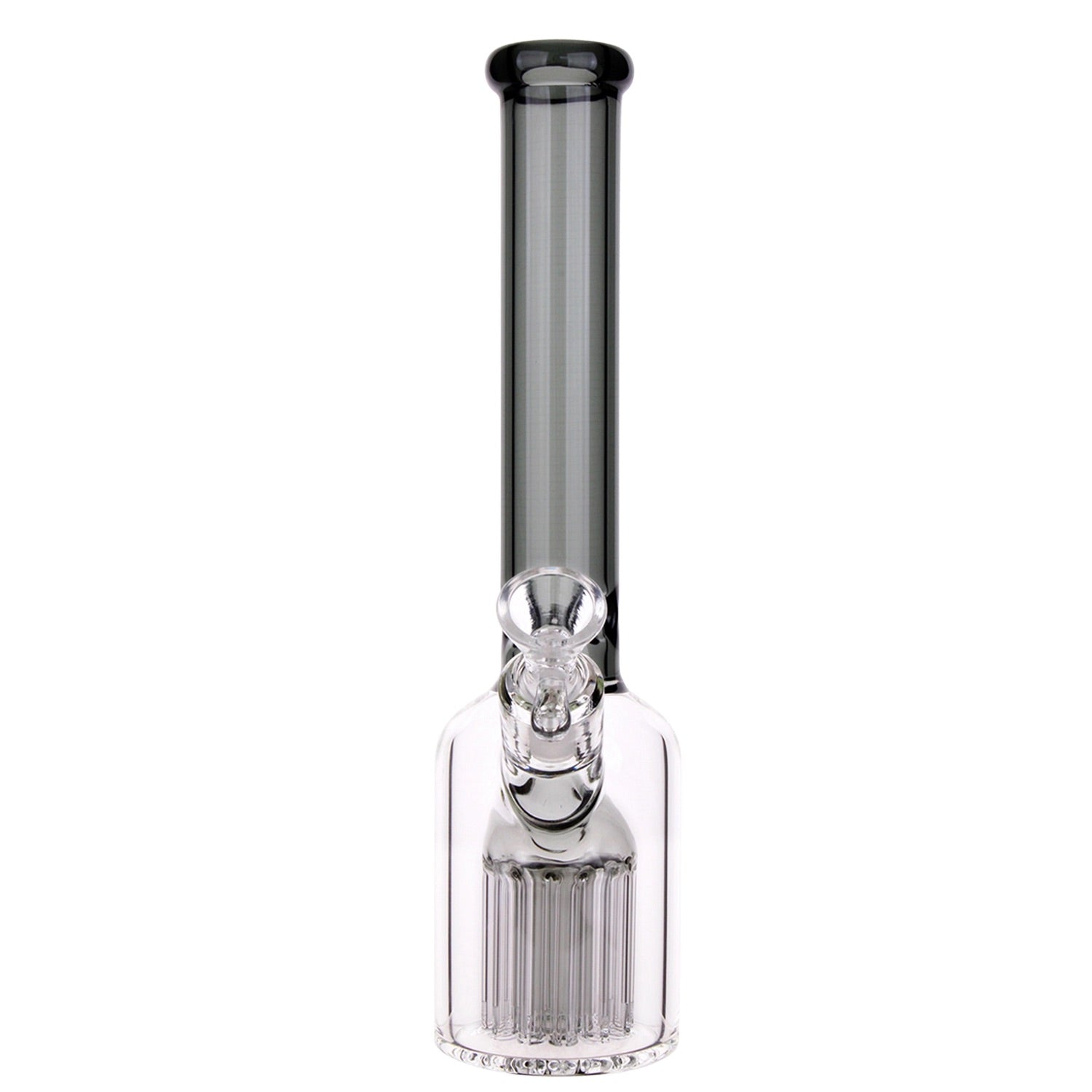 GC Color Tube & Tree Perc Rounded Beaker Bong - 10.5 in.