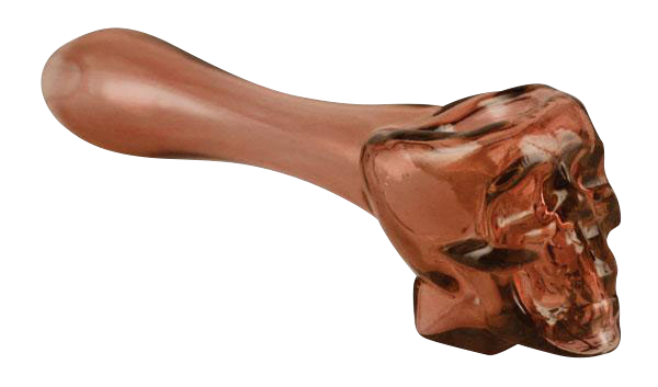4 Inch Skull Glass Pipe