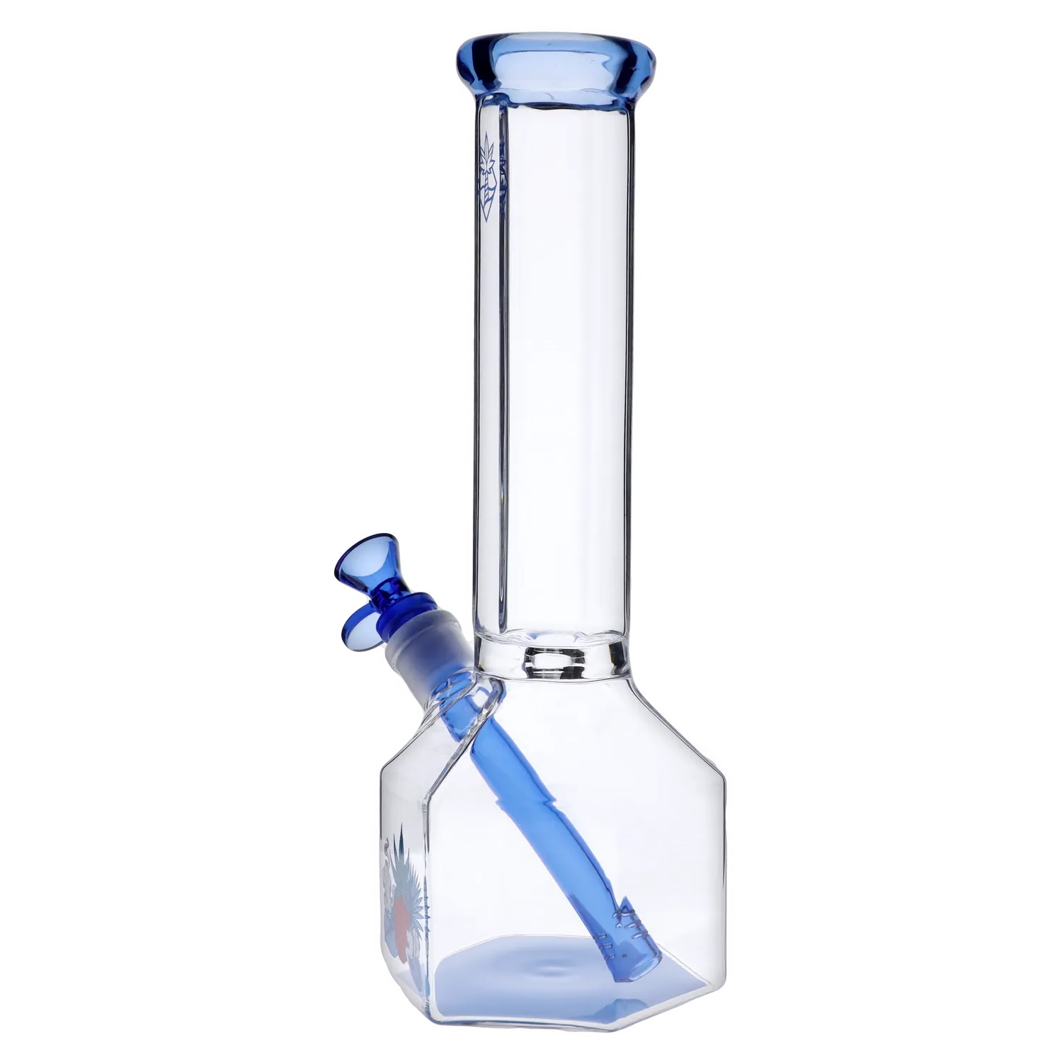 Cabana Cannabis Co. Pineapple Water Pipe Light Blue - 12in