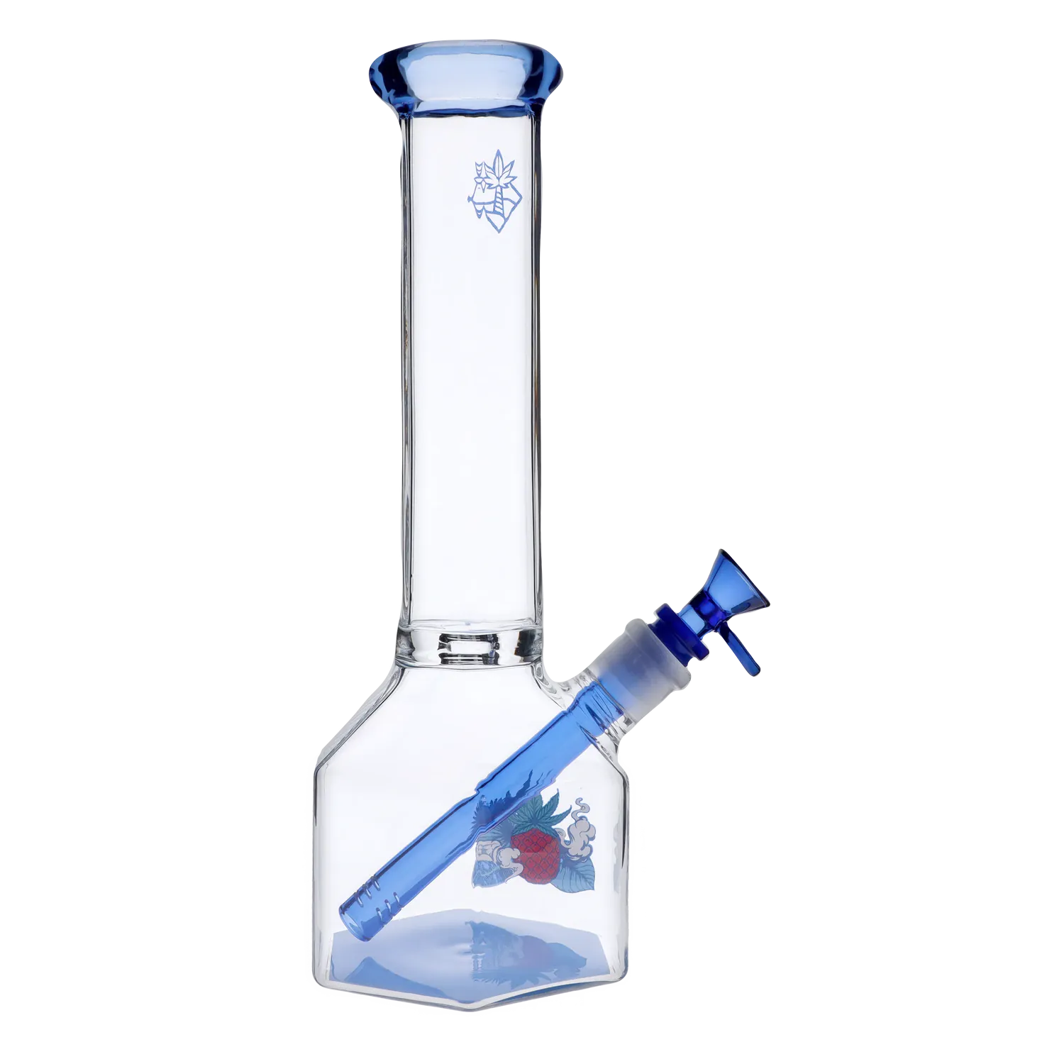 Cabana Cannabis Co. Pineapple Water Pipe Light Blue - 12in