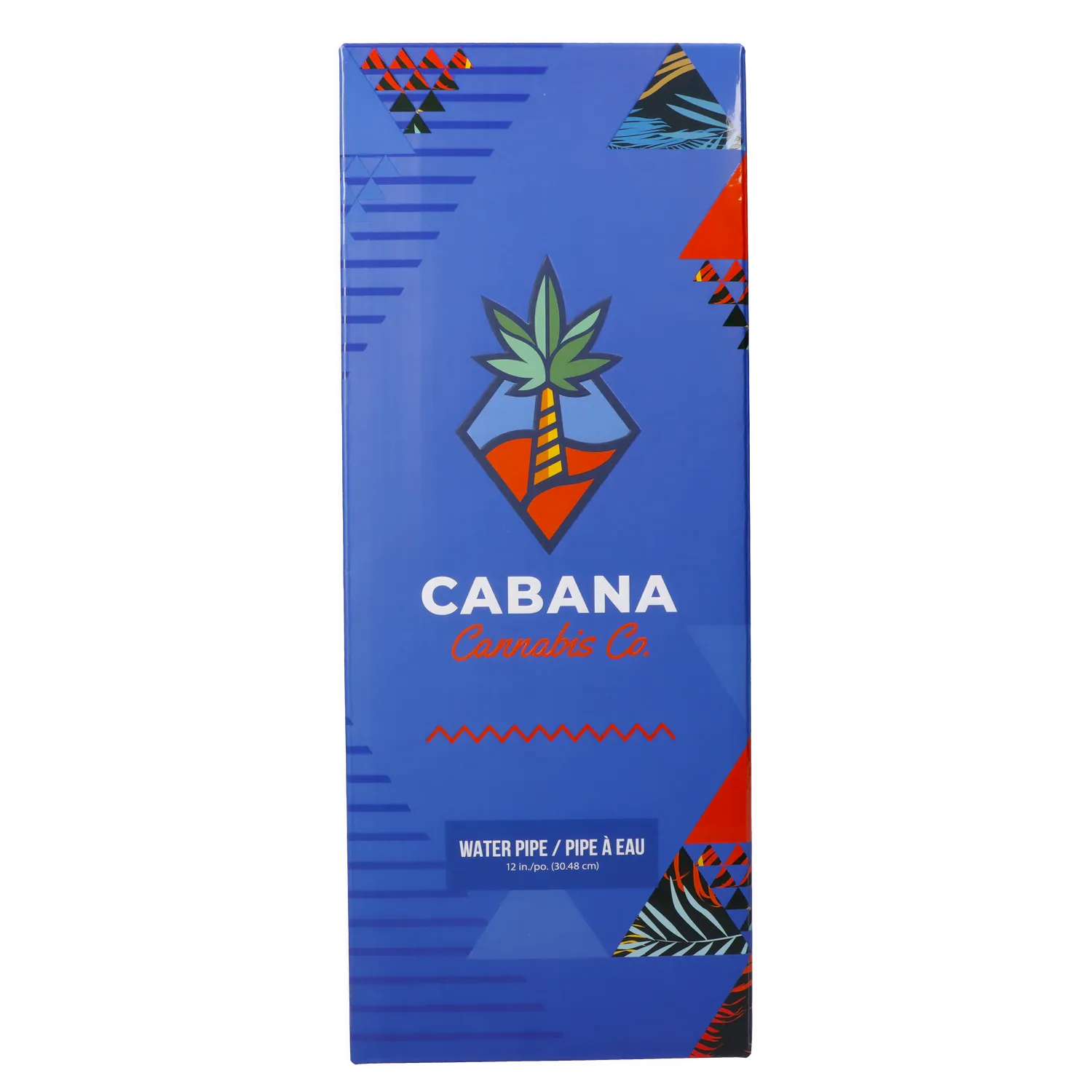 Cabana Cannabis Co. Pineapple Water Pipe Light Blue - 12in
