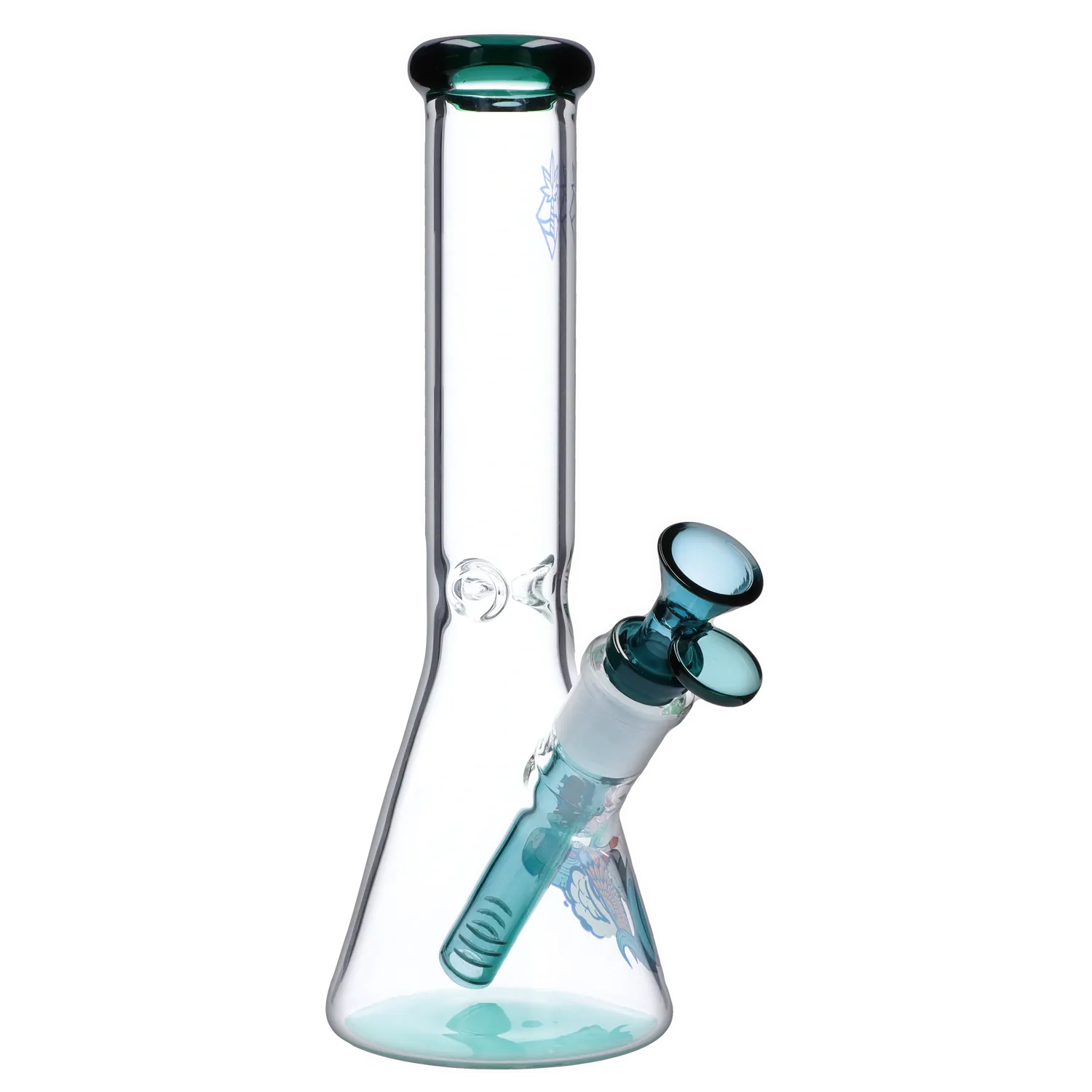 Cabana Cannabis Co. Surf Board Water Pipe Teal - 10in