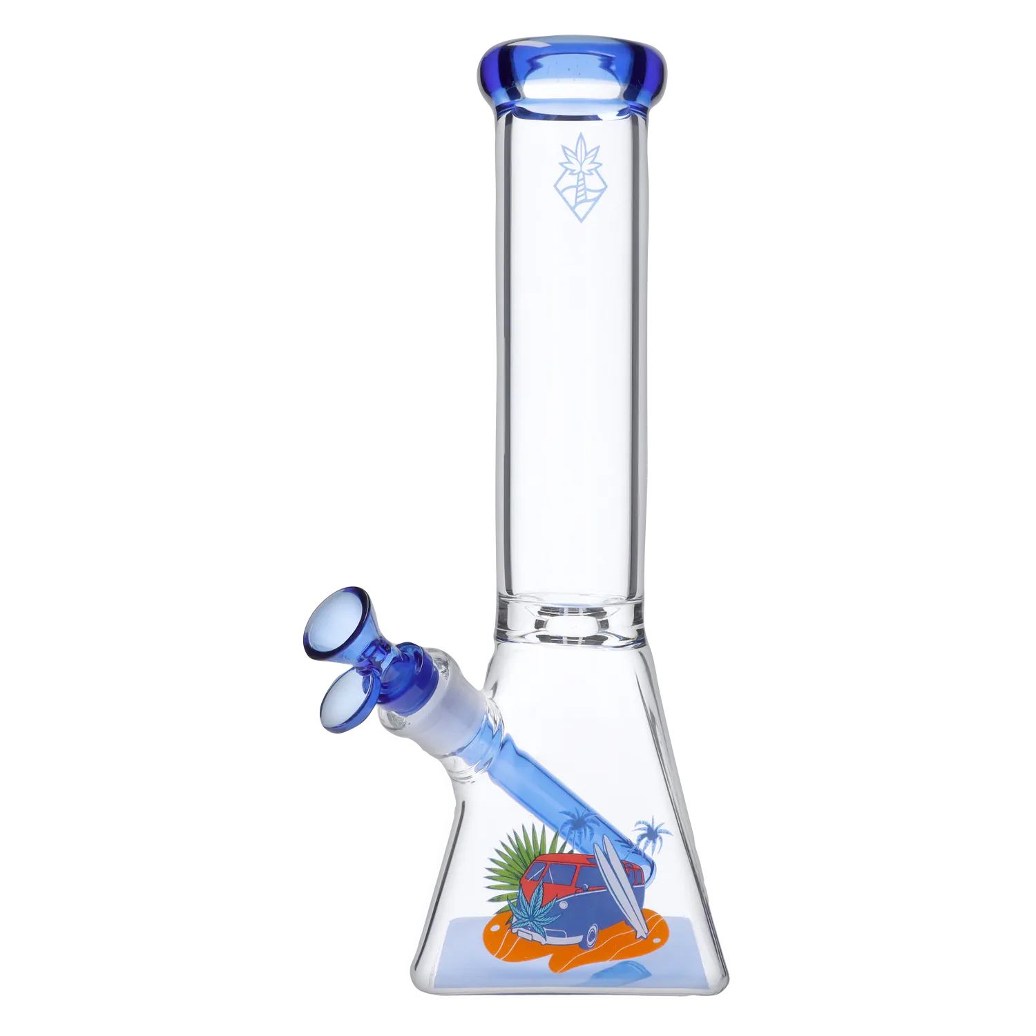 Cabana Cannabis Co. Van Water Pipe Blue - 12in