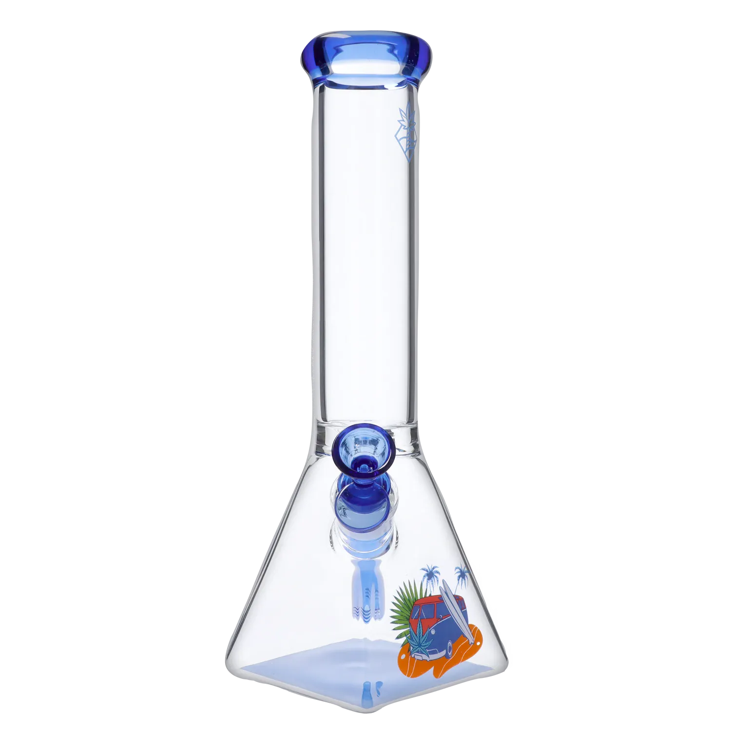 Cabana Cannabis Co. Van Water Pipe Blue - 12in