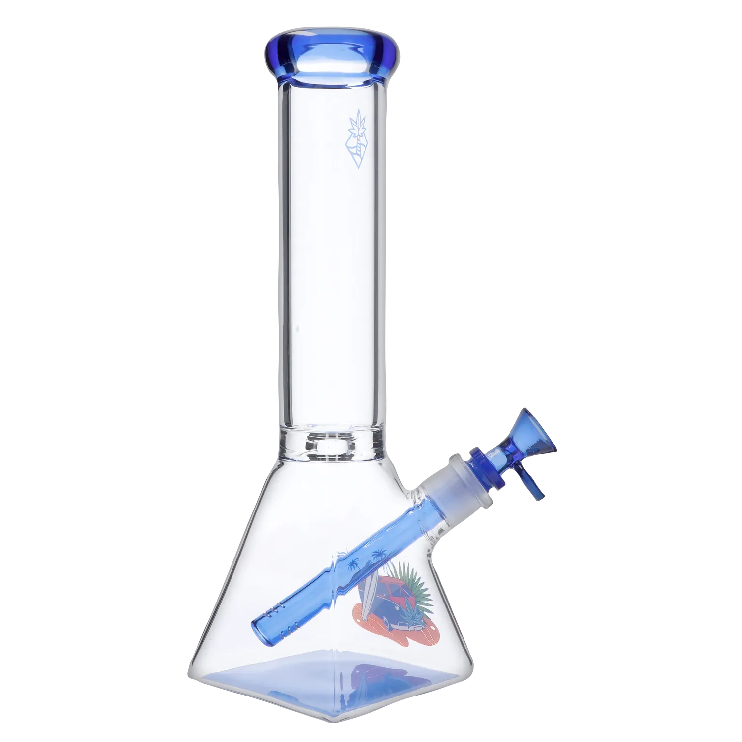 Cabana Cannabis Co. Van Water Pipe Blue - 12in