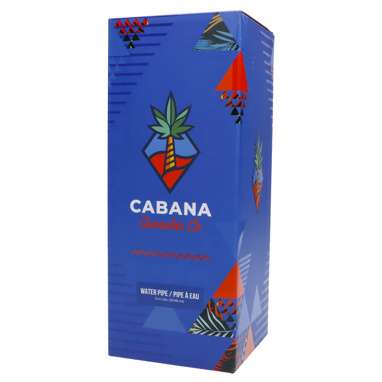 Cabana Cannabis Co. Van Water Pipe Blue - 12in