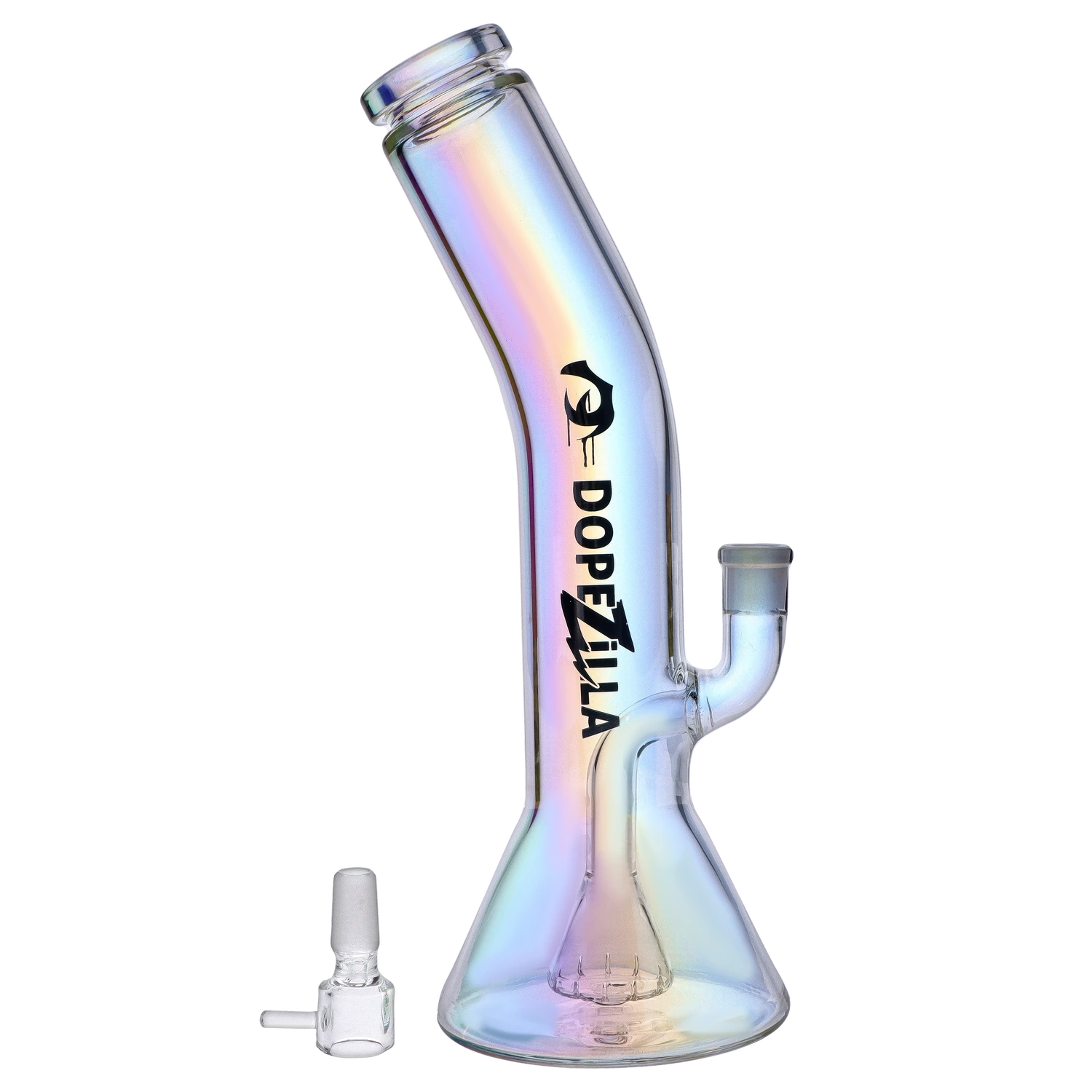 Dopezilla Elemental Gryphon Bent Neck Bong - 12.2 in
