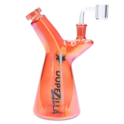 Dopezilla Elemental Phoenix Dab Rig 7 in. Orange
