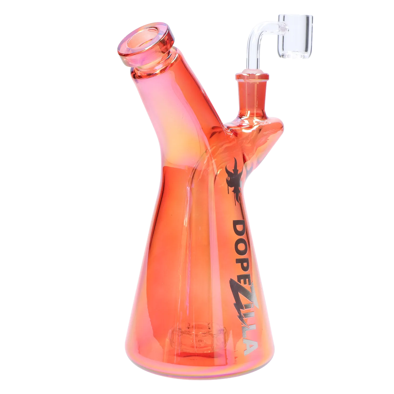 Dopezilla Elemental Phoenix Dab Rig 7 in. Orange