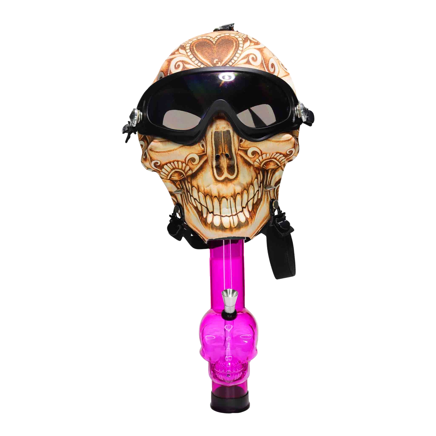 GC Smiling Tattoo Skull  Gas Mask