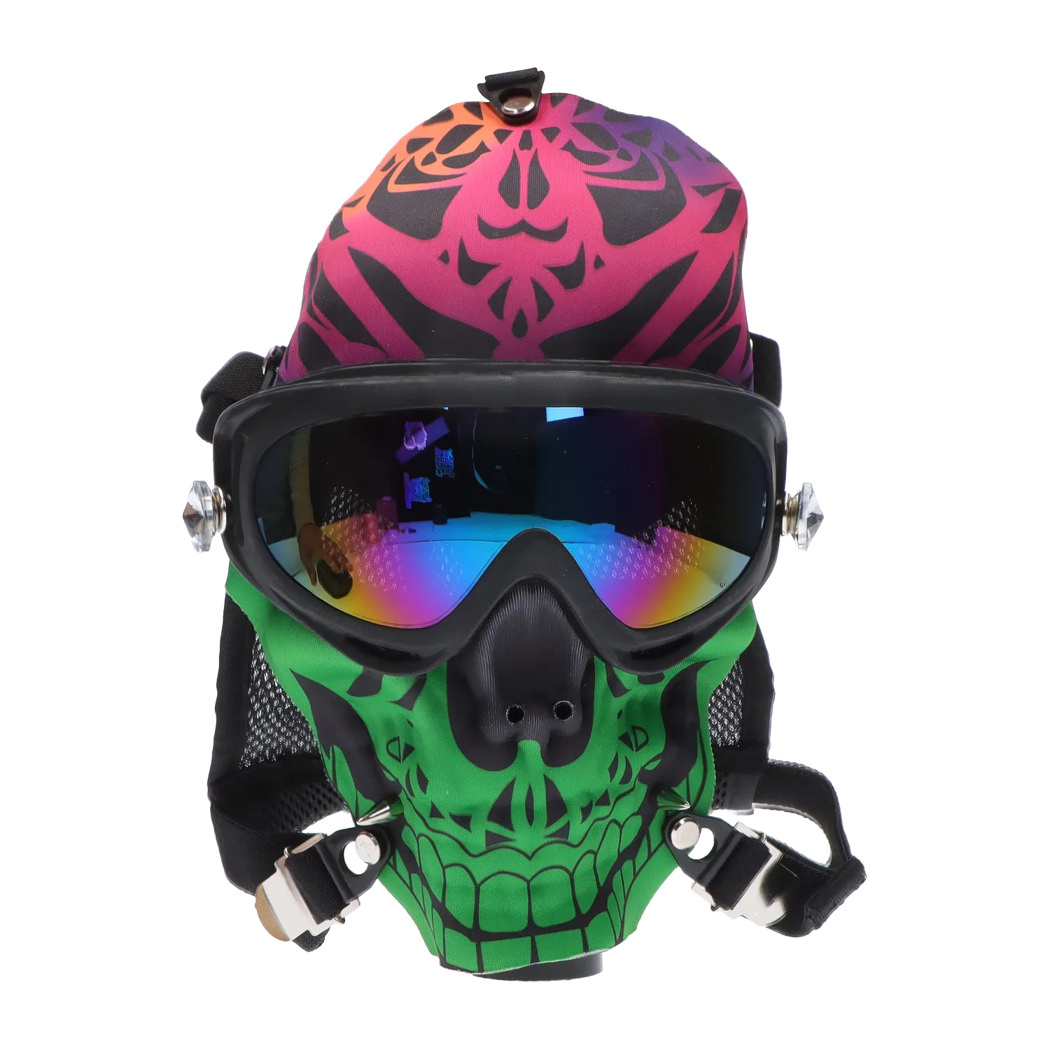 GC Smiling Dark Green Gas Mask