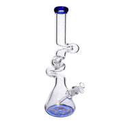 GC 9mm Fancy Twisted Beaker Water Pipe - 18 in.