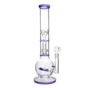 GC Inline Glass Ball with UFO & Circ Perc Water Pipe - 16 in.