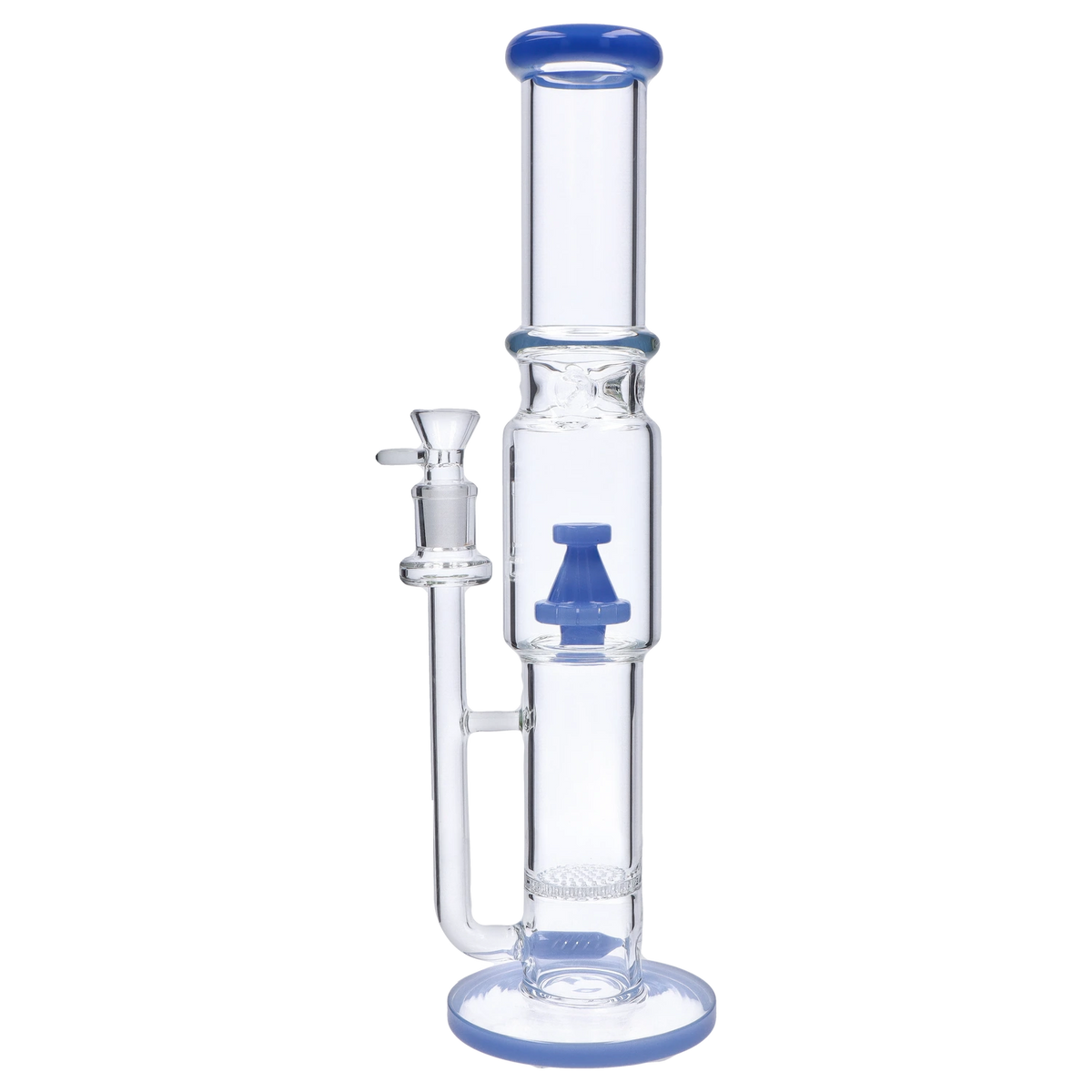 GC Straight Tube with Stacked Percs Water Pipe - 17 in.