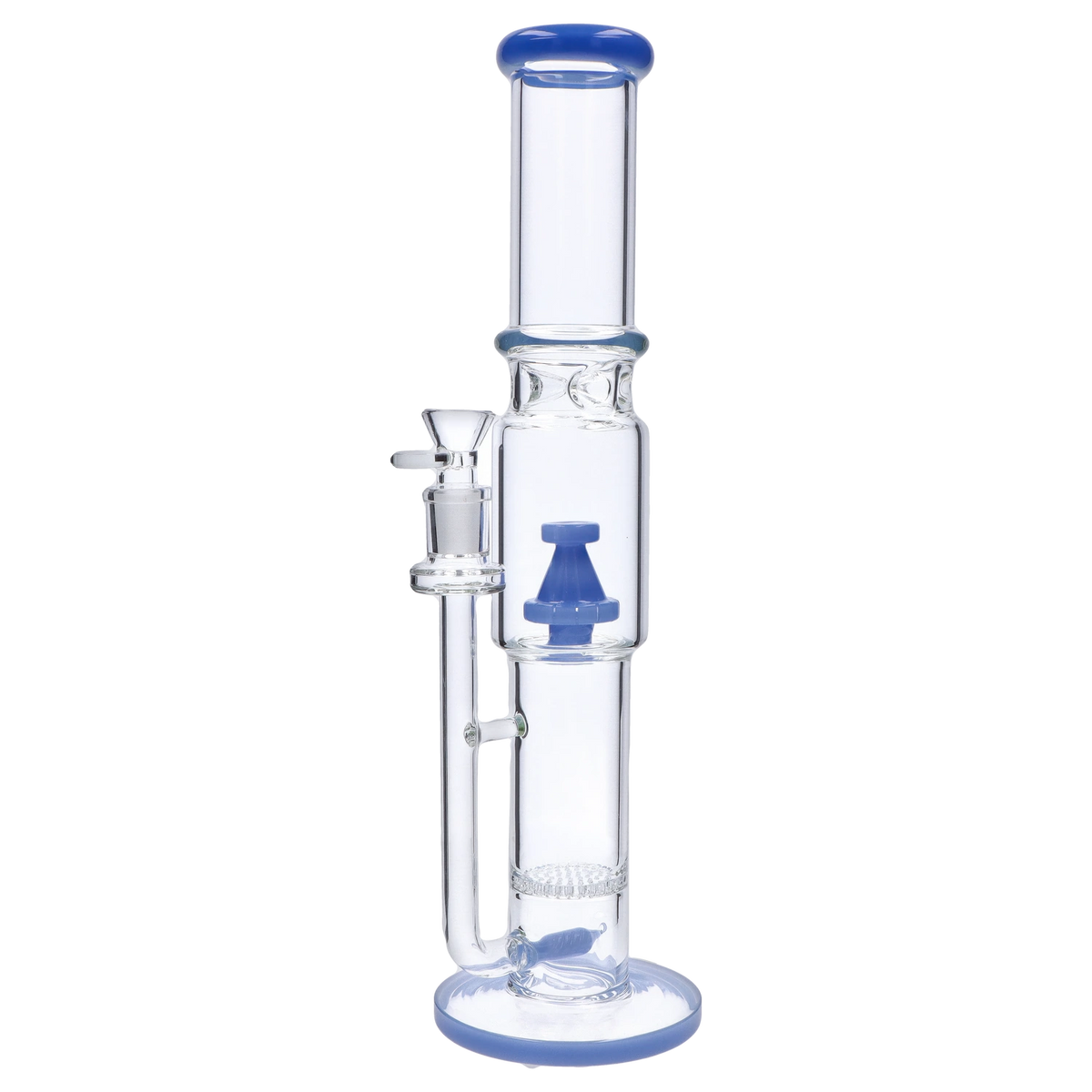 GC Straight Tube with Stacked Percs Water Pipe - 17 in.