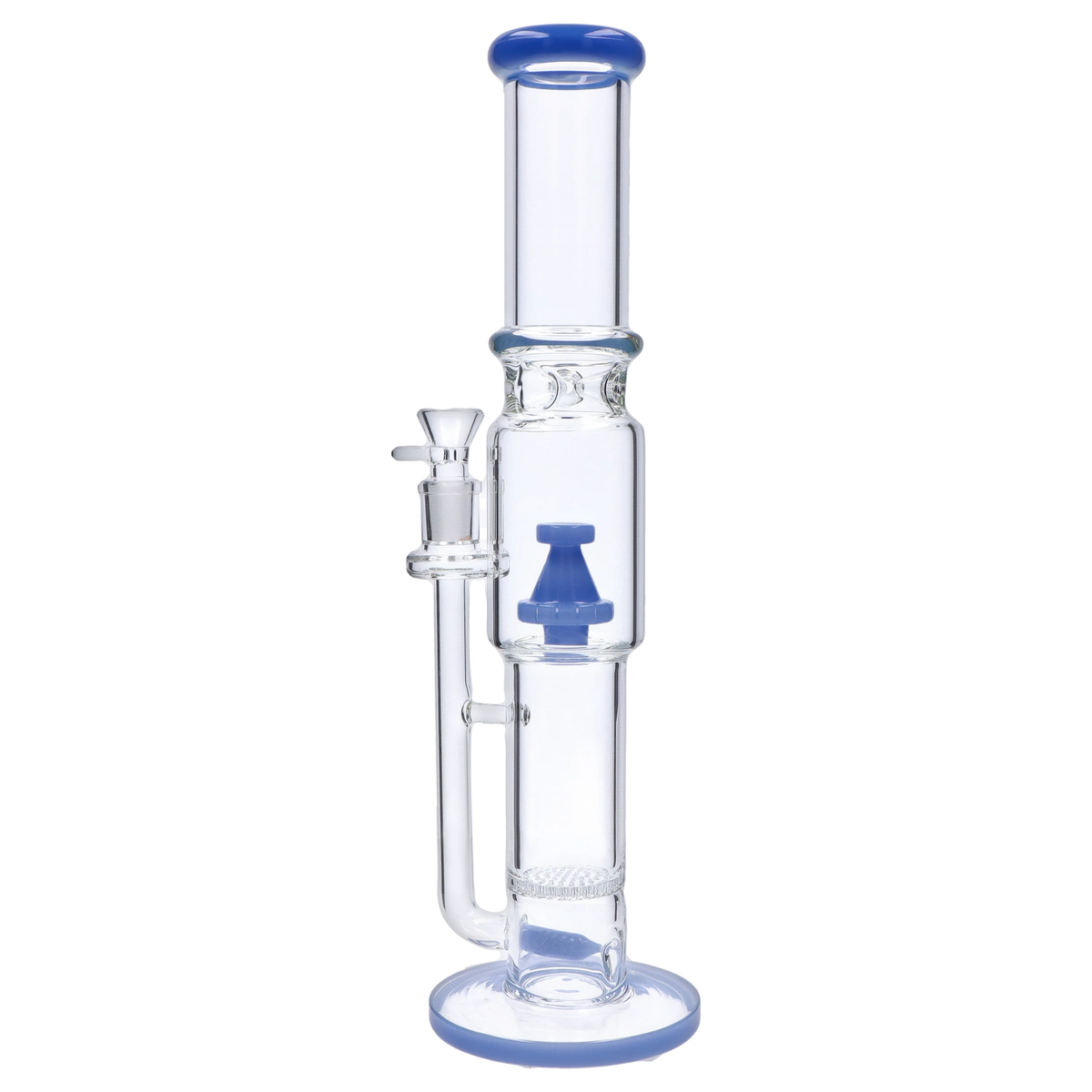 GC Straight Tube with Stacked Percs Water Pipe - 17 in.