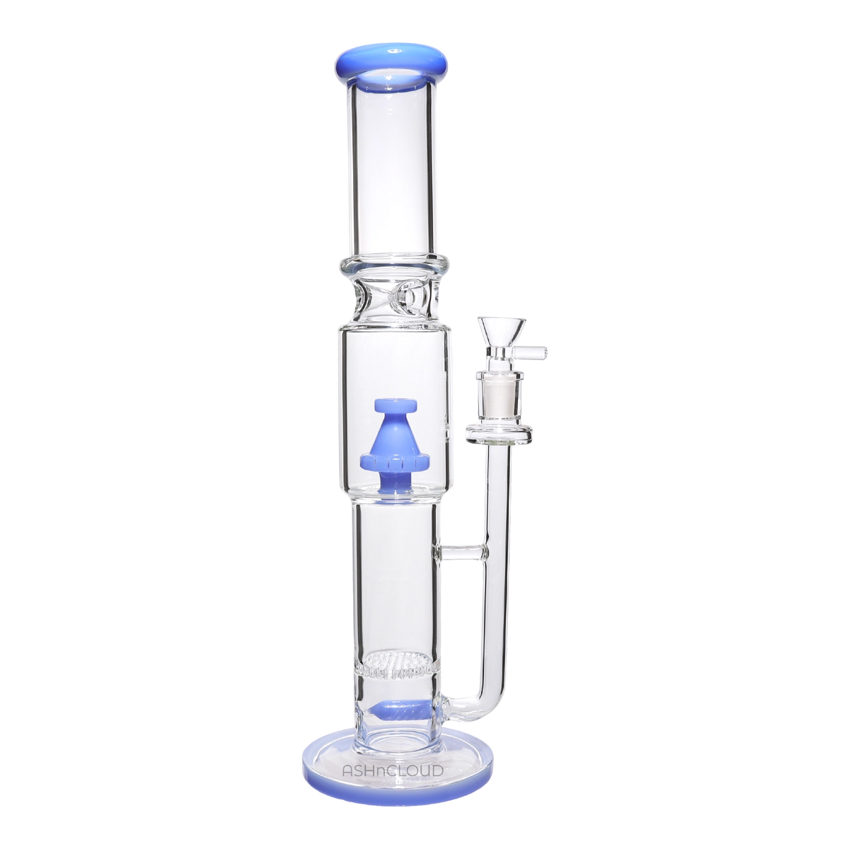 GC Straight Tube with Stacked Percs Water Pipe - 17 in.