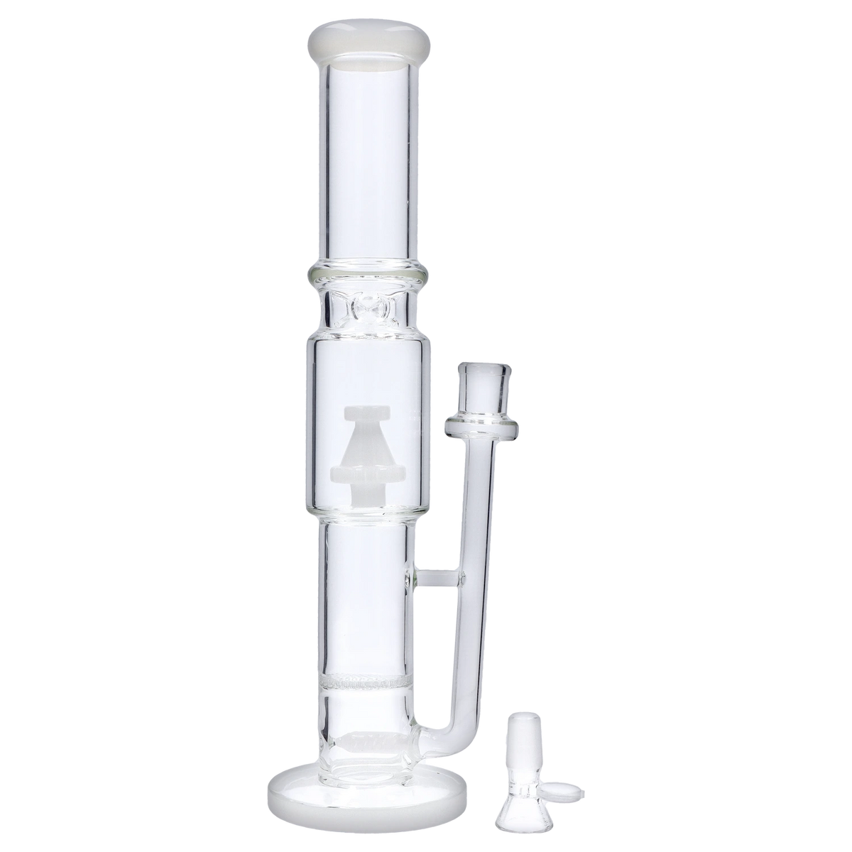 GC Straight Tube with Stacked Percs Water Pipe - 17 in.