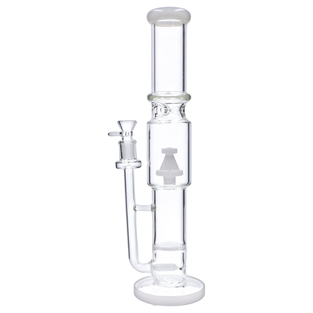 GC Straight Tube with Stacked Percs Water Pipe - 17 in.