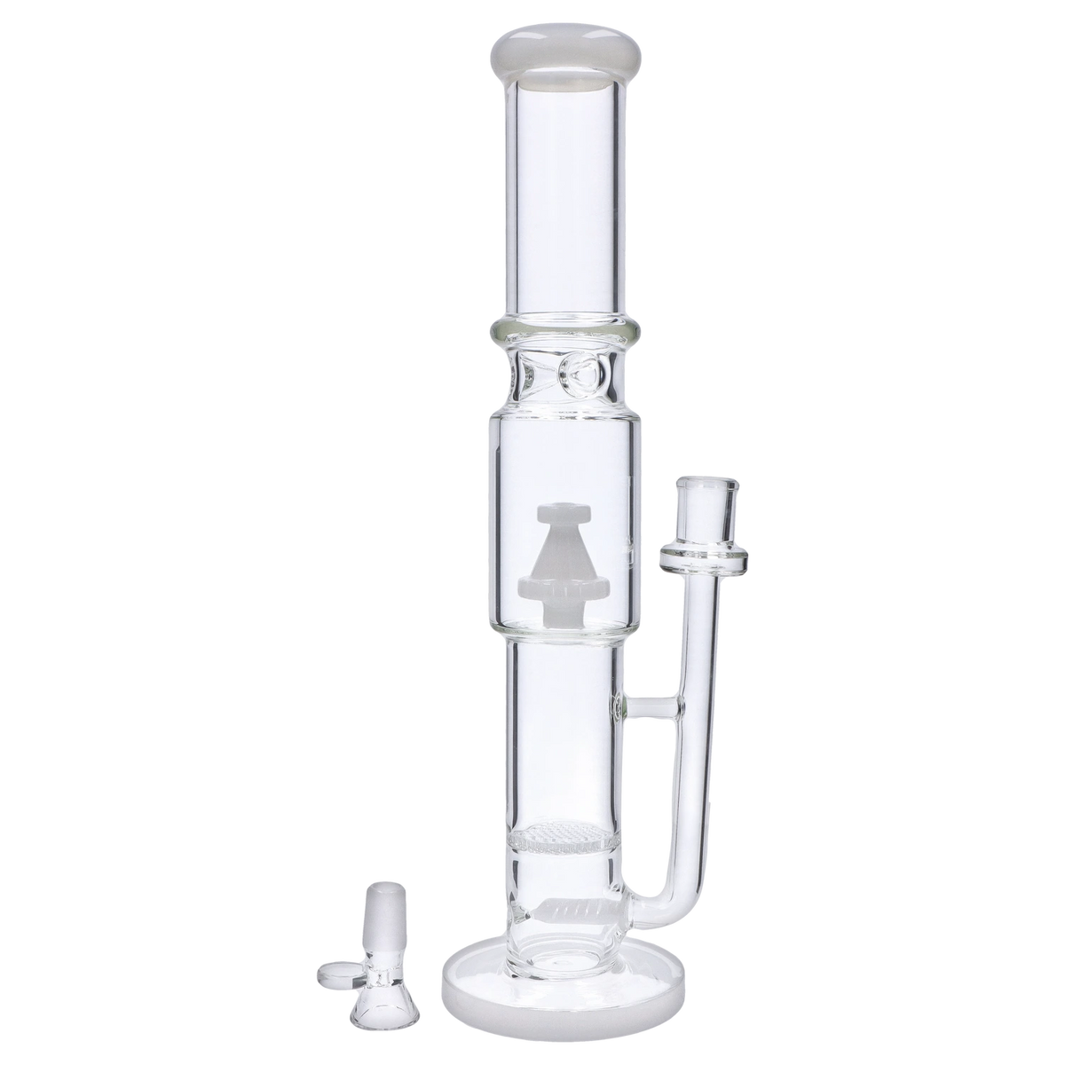 GC Straight Tube with Stacked Percs Water Pipe - 17 in.