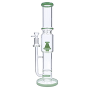 GC Straight Tube with Stacked Percs Water Pipe - 17 in.