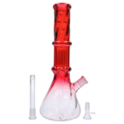 GC Twisted Neon Beaker with Tree Perc