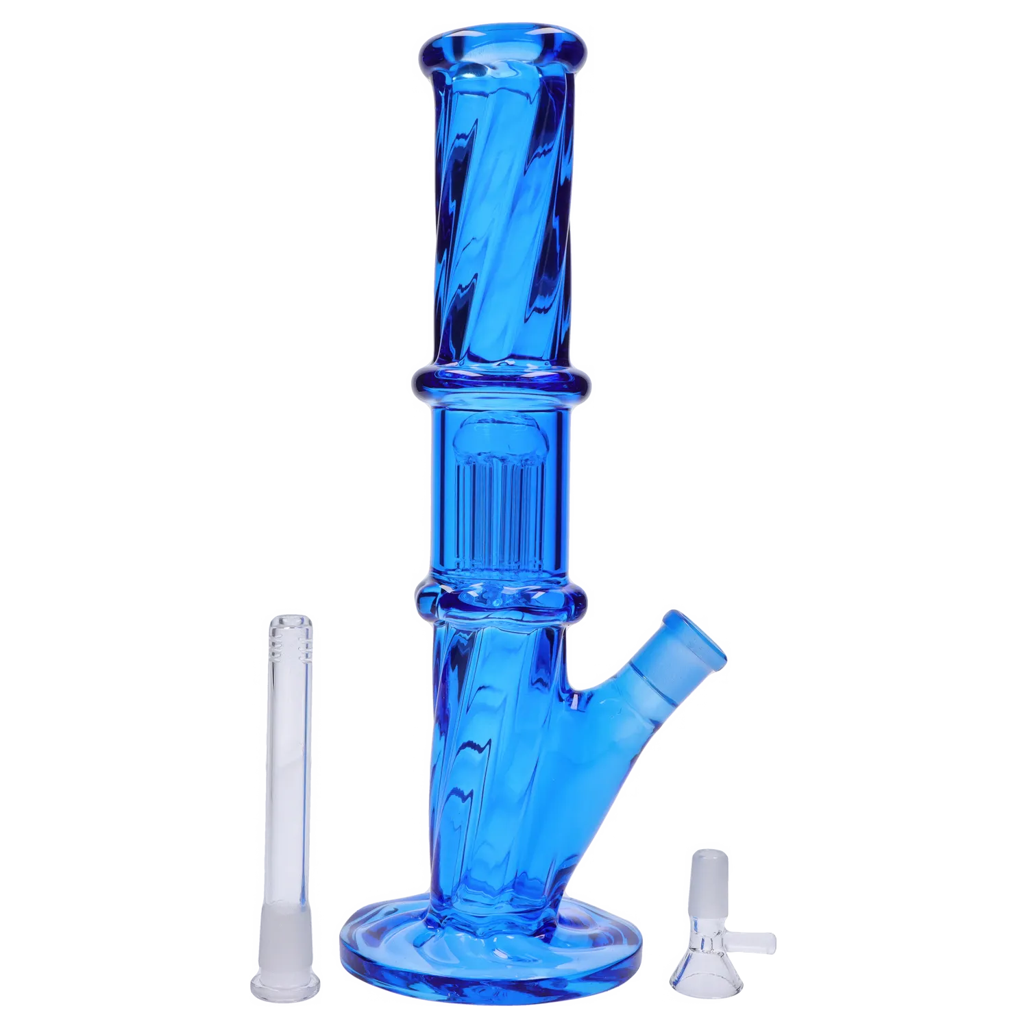 GC Twisted Straight Tube with Tree Perc