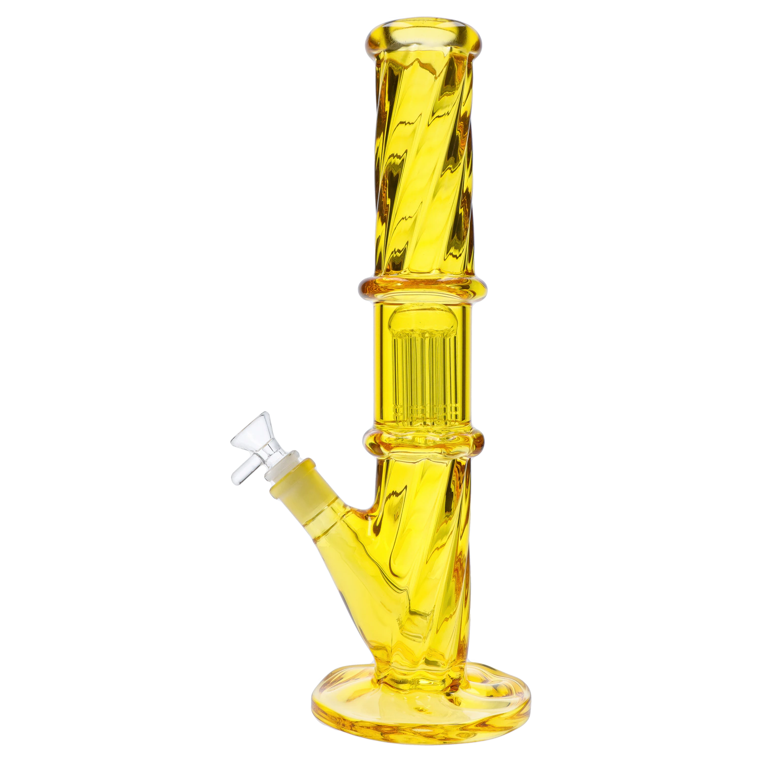 GC Twisted Straight Tube with Tree Perc