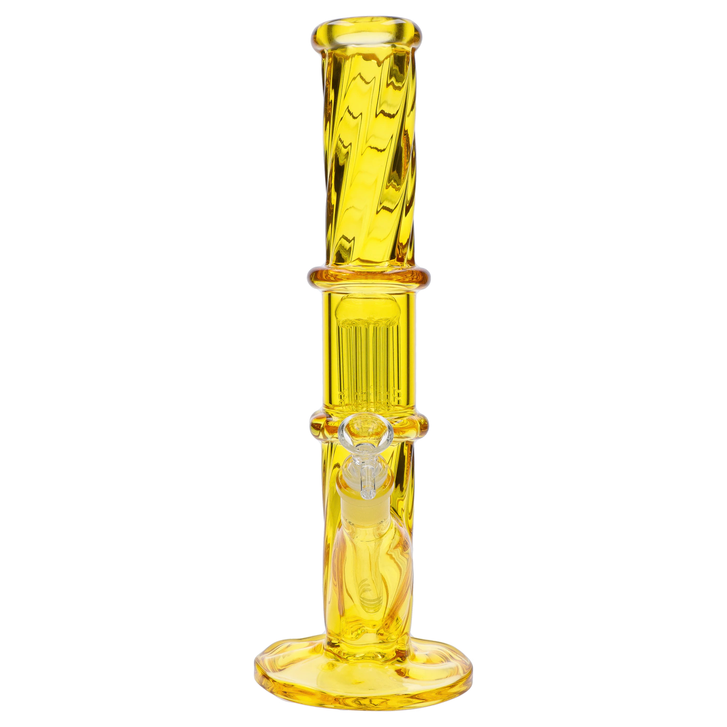 GC Twisted Straight Tube with Tree Perc