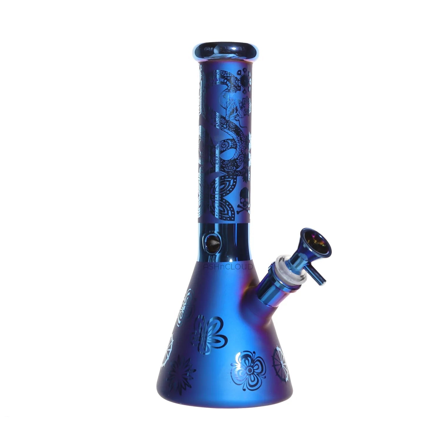 GC Electro Plated Beaker Water Pipe - 10 in.
