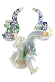 Primate Glass 6.5″ Spiky Color-Changing Sherlock Bubbler