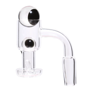 GC Ying Yang Banger Set with Terp Beads - 90 degree - Male 14mm