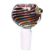 GC Pink and Green Swirl Bowl - 14mm