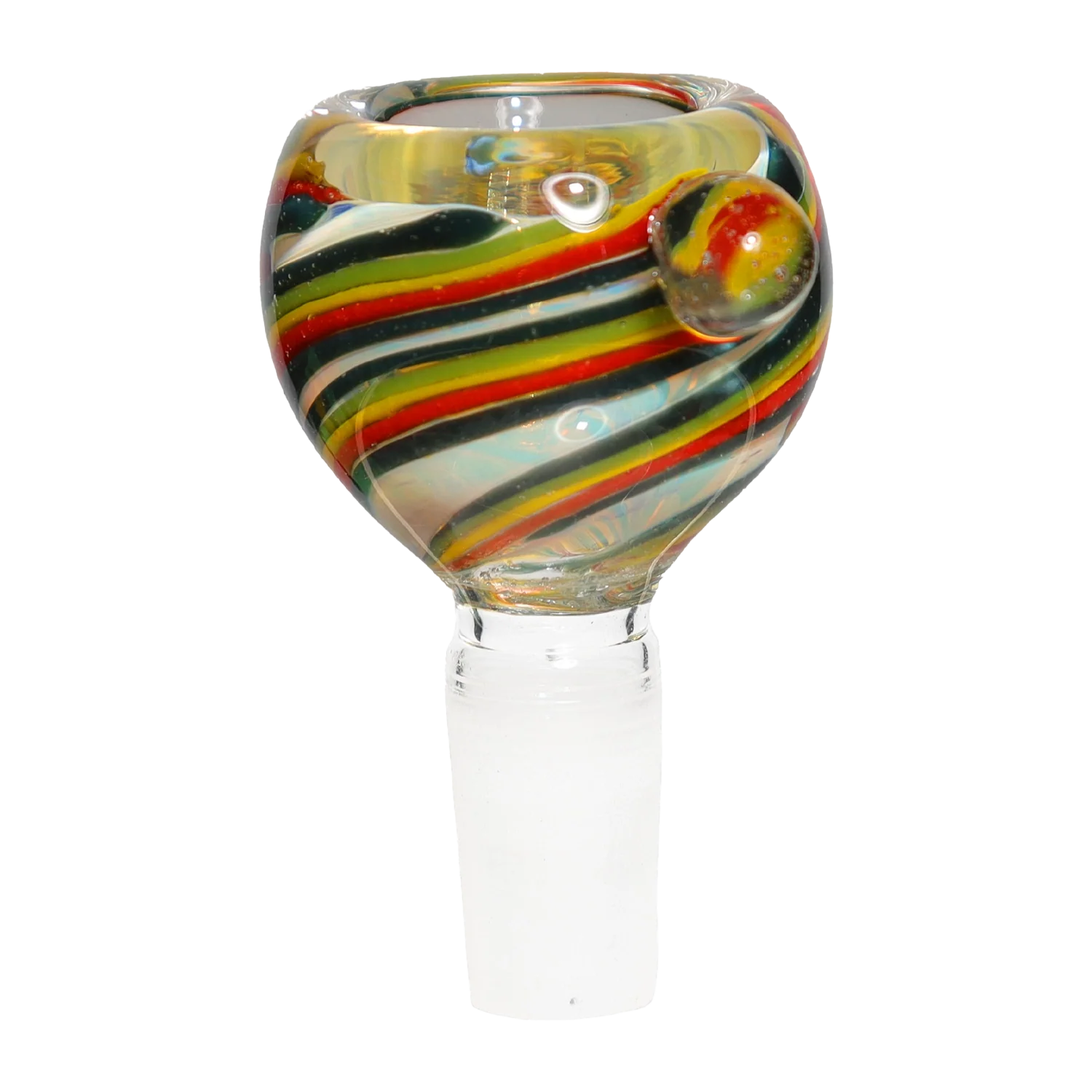 GC Rasta Swirl Bowl - 14mm