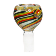 GC Rasta Swirl Bowl - 14mm