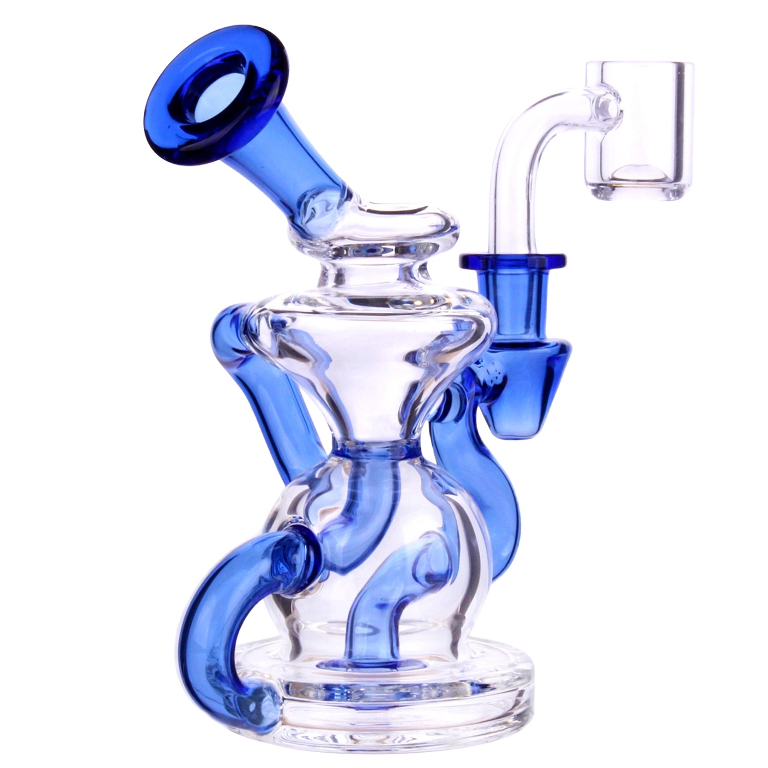GC Color Tube Recycler Dab Rig - 5.2 in.