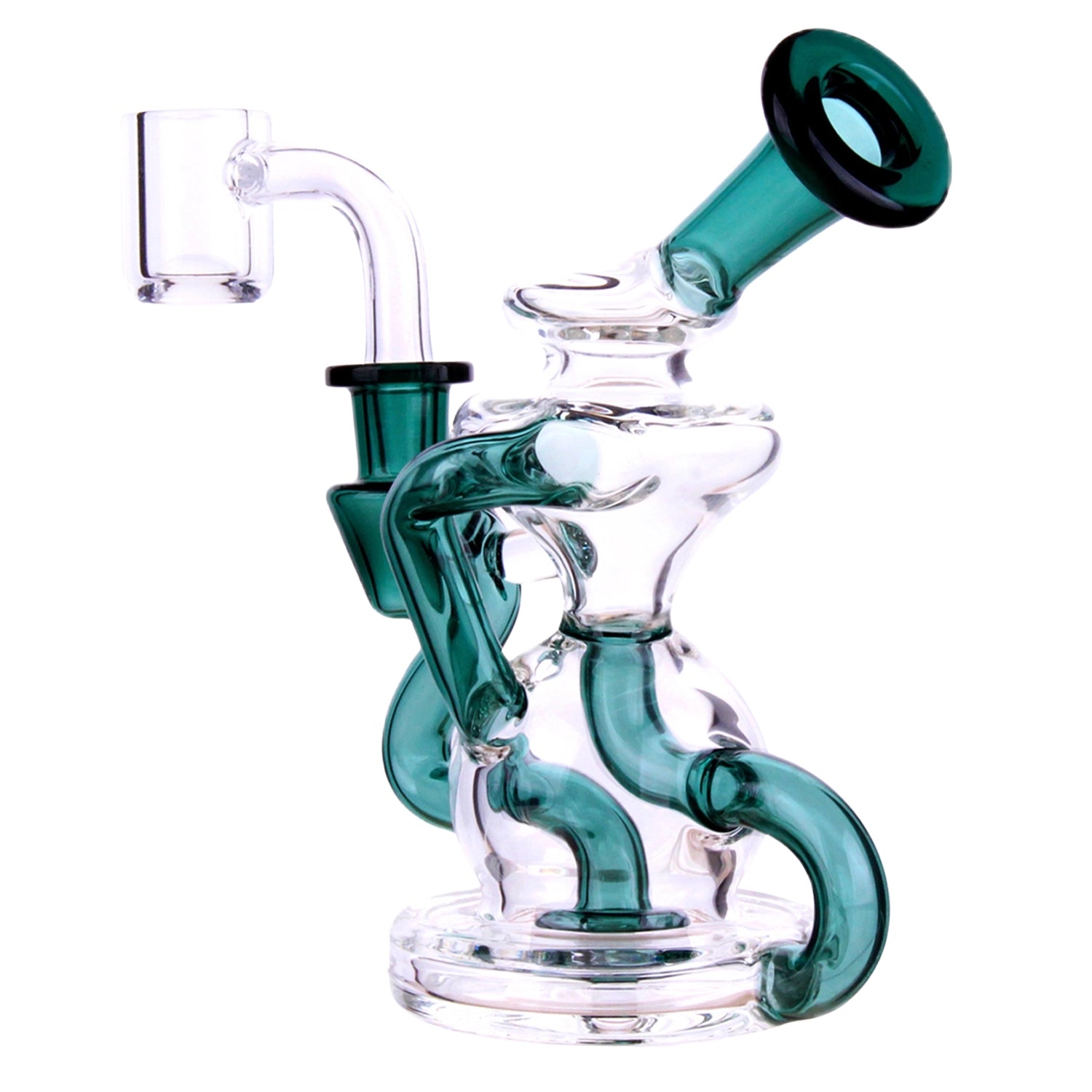 GC Color Tube Recycler Dab Rig - 5.2 in.