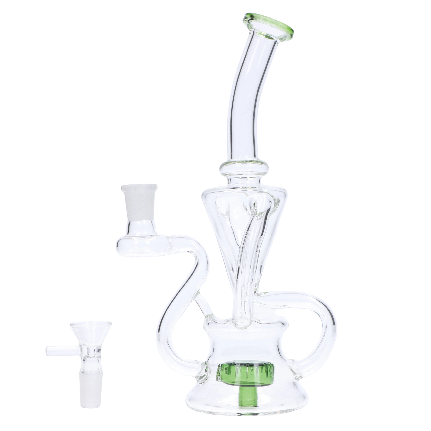 GC Electroplated Recycler Bong - 9.5 in.