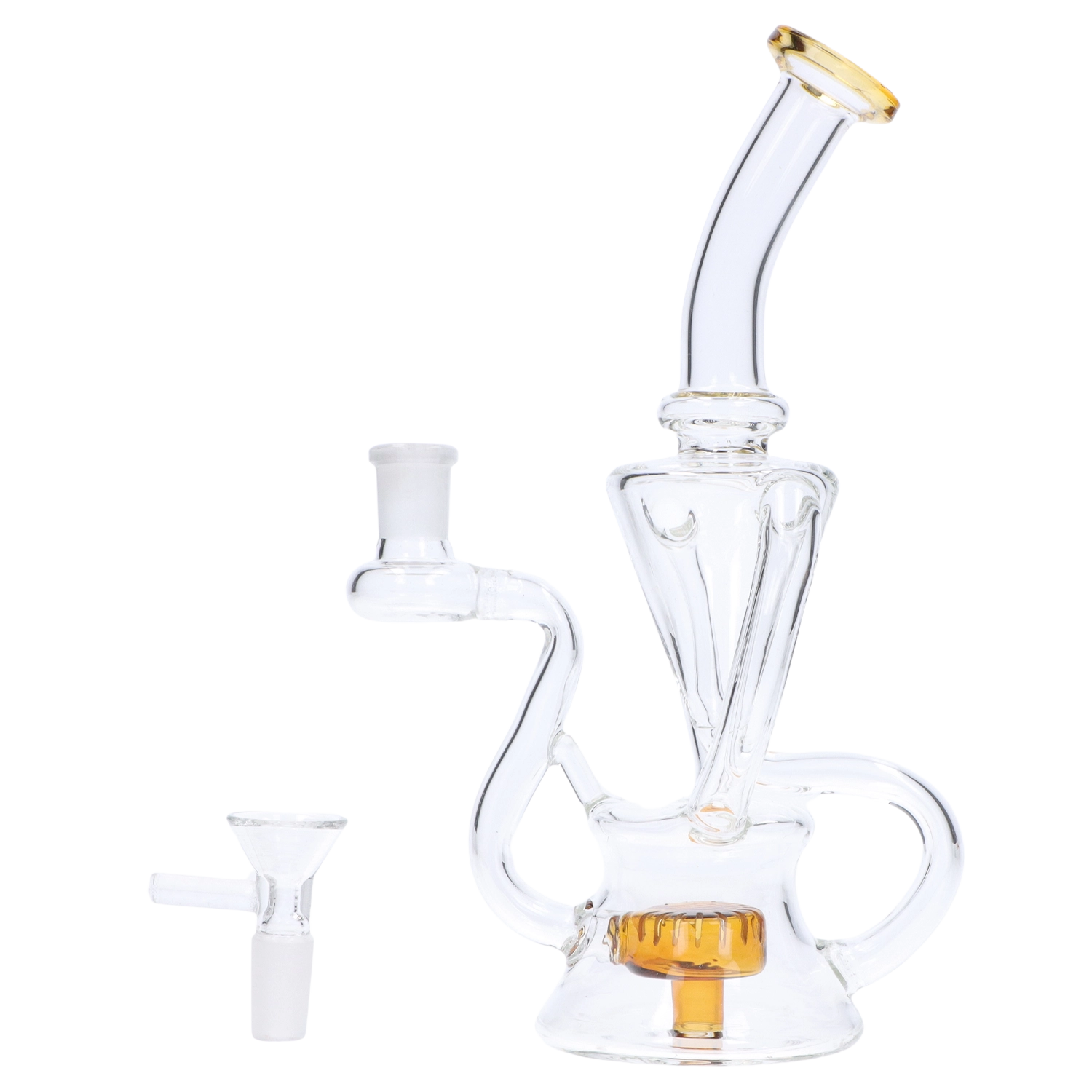 GC Electroplated Recycler Bong - 9.5 in.