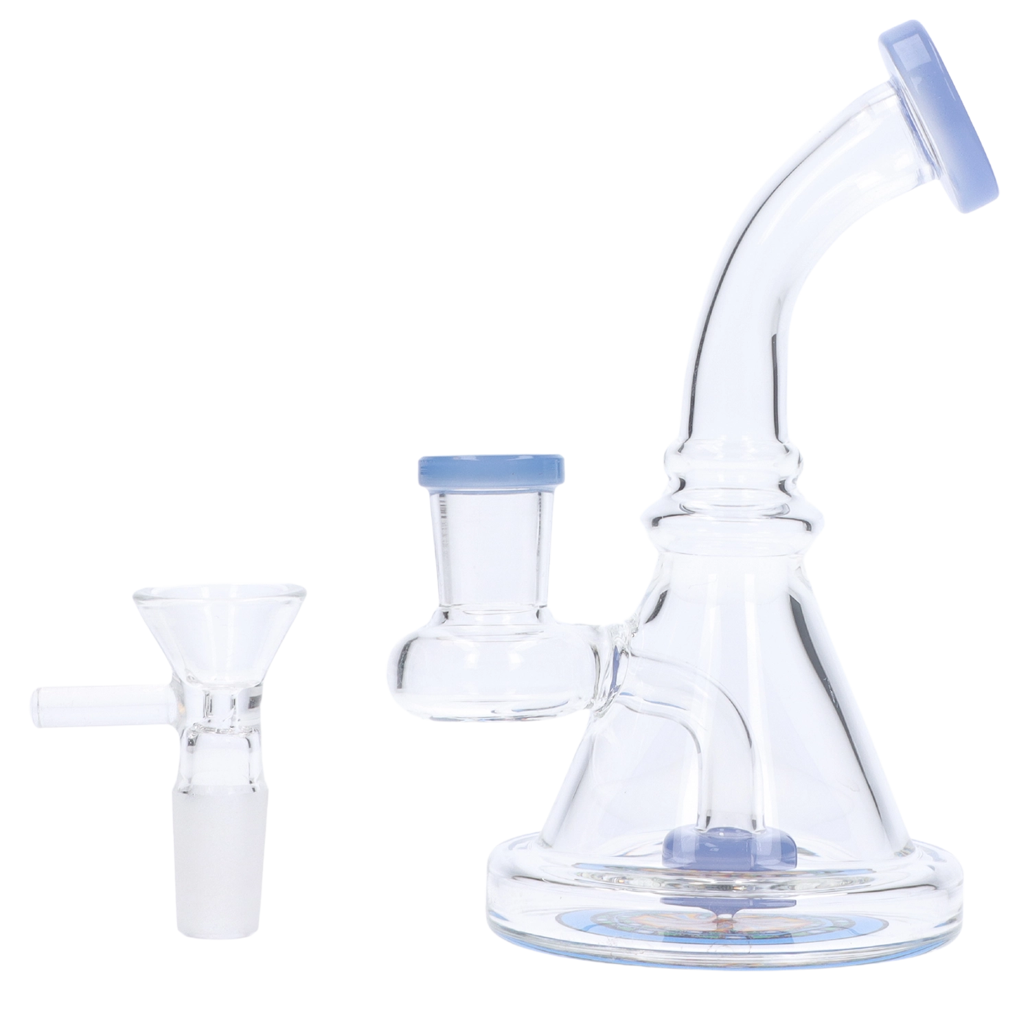 GC Bent Neck Reversable Bottom w/ Perc Bong