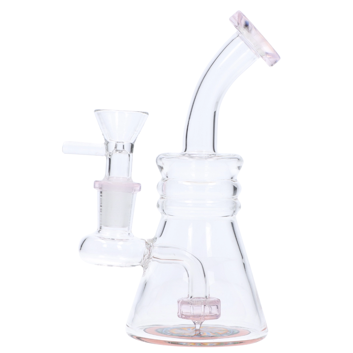 GC Bent Neck Reversable Bottom w/ Perc Bong