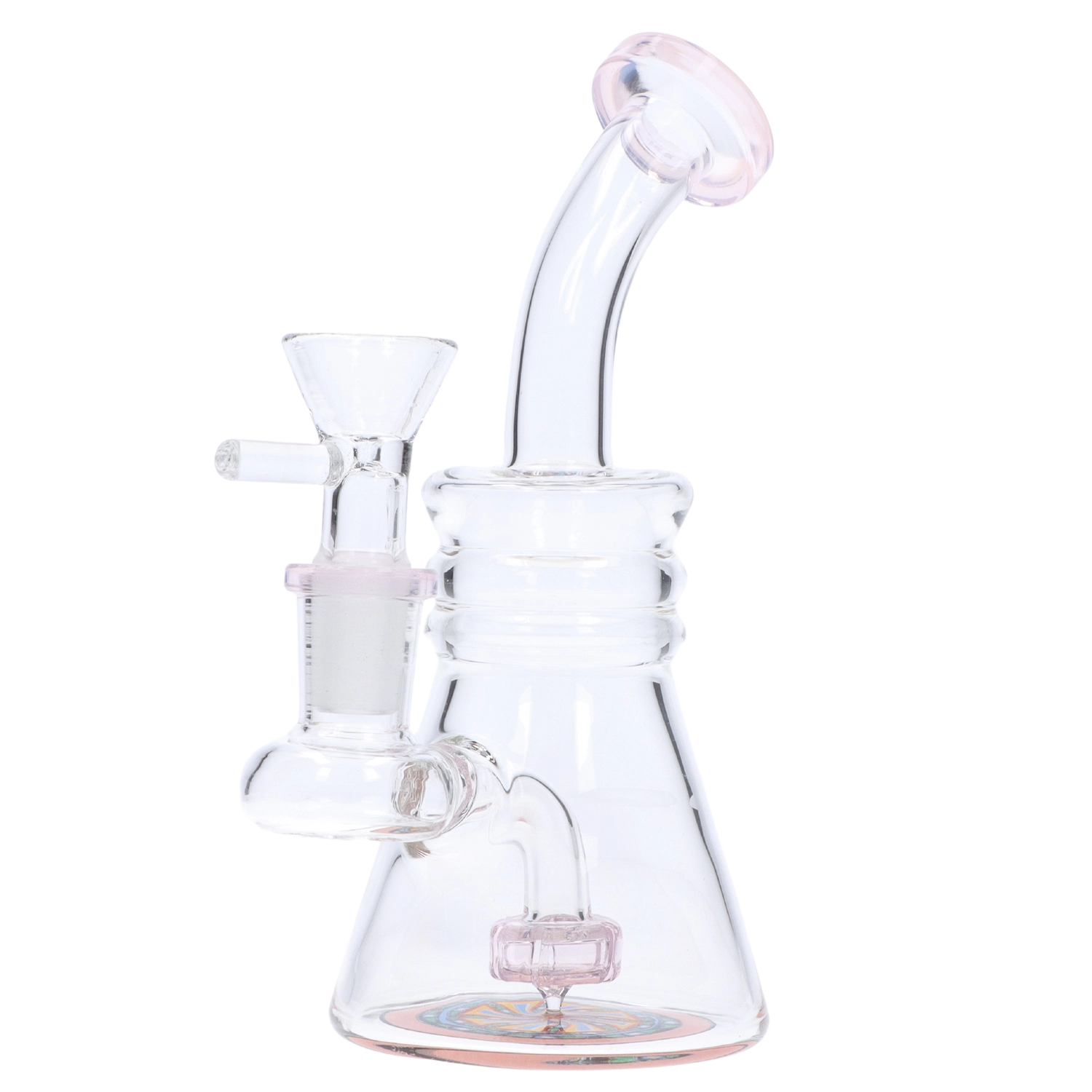 GC Bent Neck Reversable Bottom w/ Perc Bong