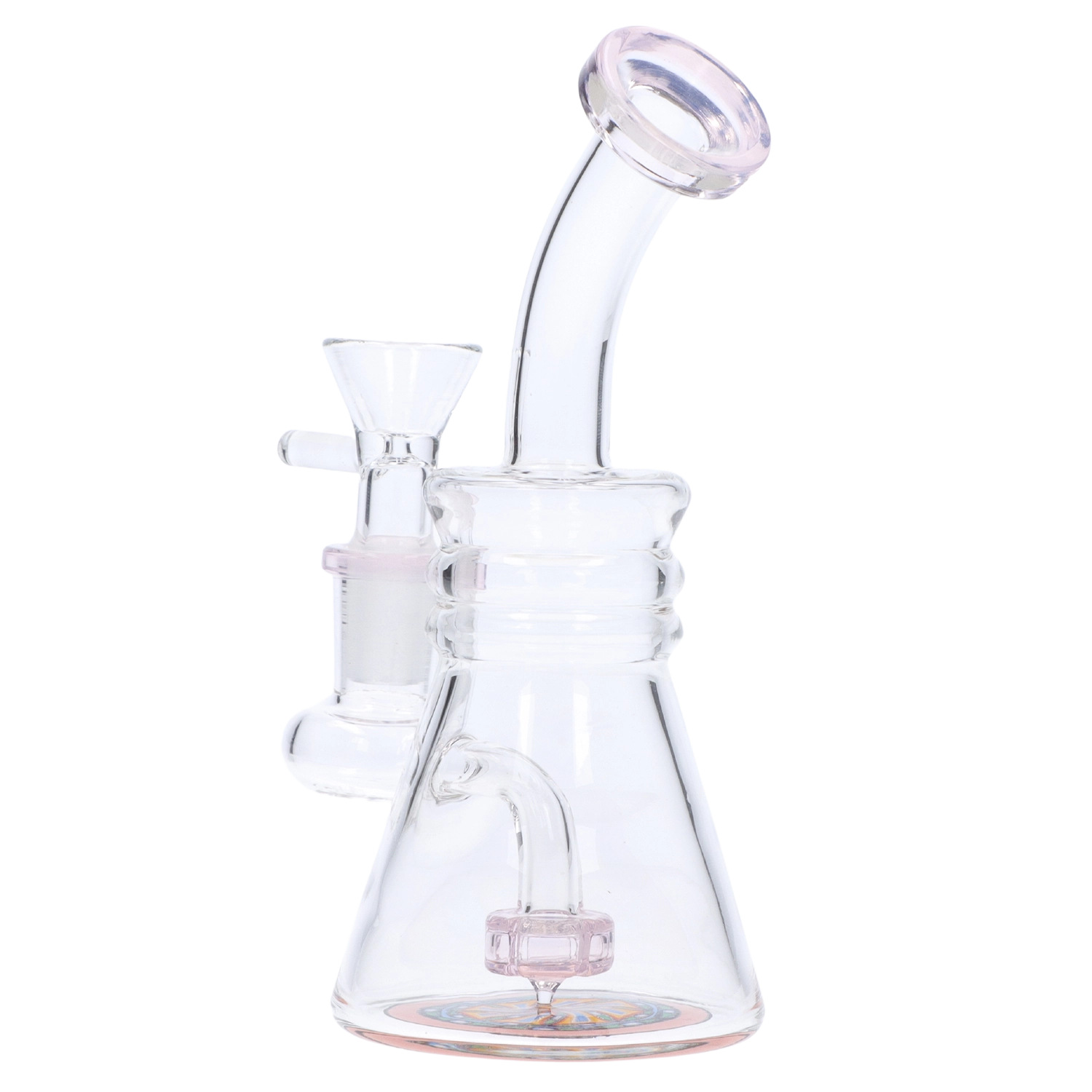 GC Bent Neck Reversable Bottom w/ Perc Bong