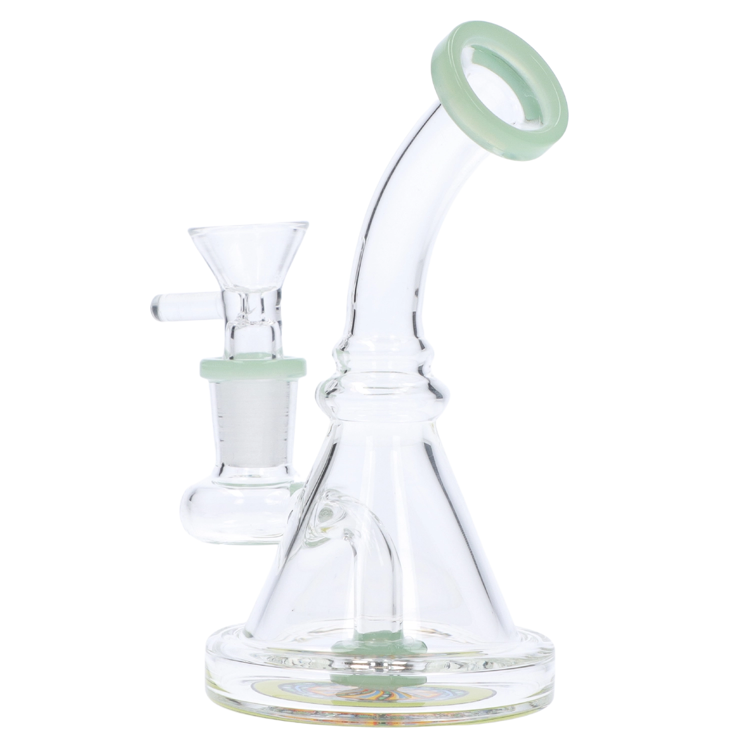GC Bent Neck Reversable Bottom w/ Perc Bong