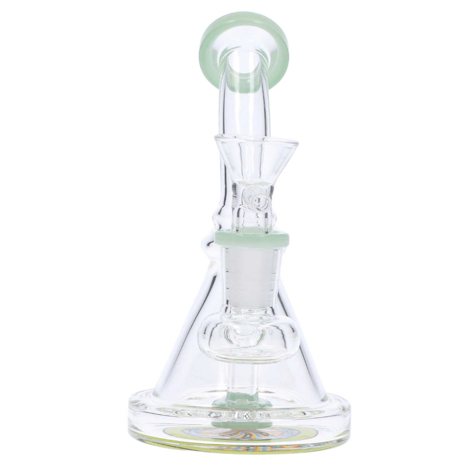 GC Bent Neck Reversable Bottom w/ Perc Bong