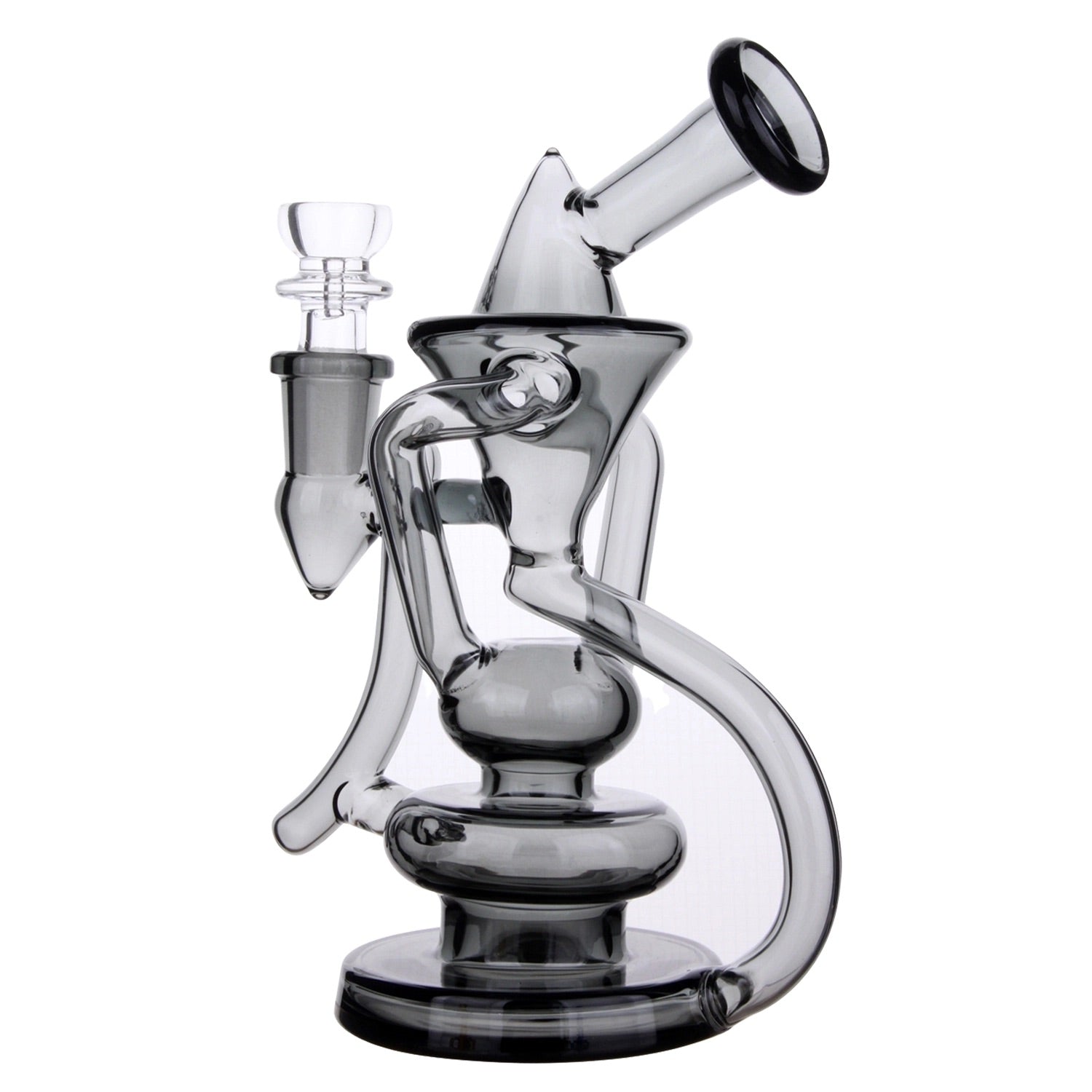 GC Bent Neck Recycler Dual Use Bong - 6.8 in.