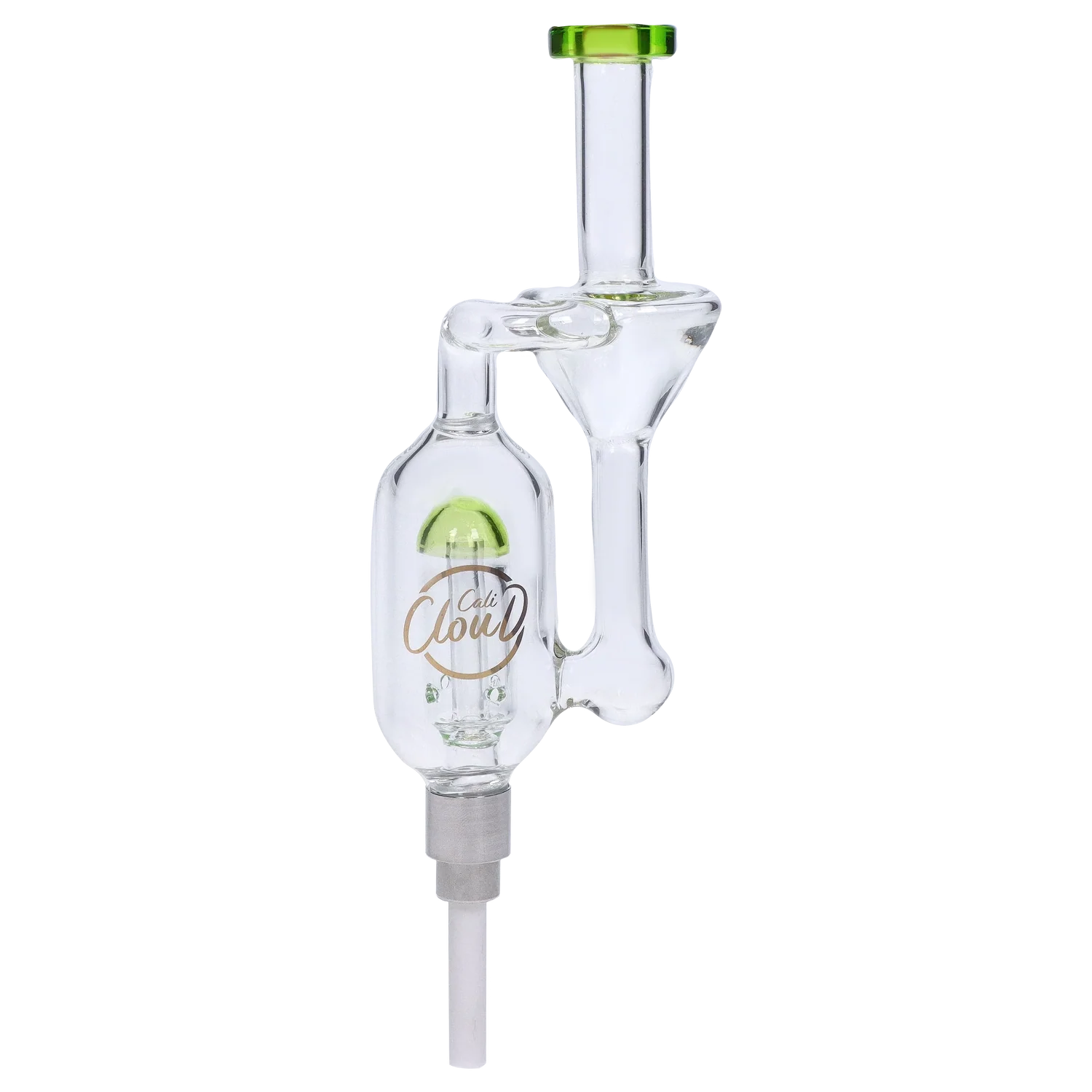 GC Cali Cloud Dome Inline Recycler CX Nectar Collector Straw - 7 in.
