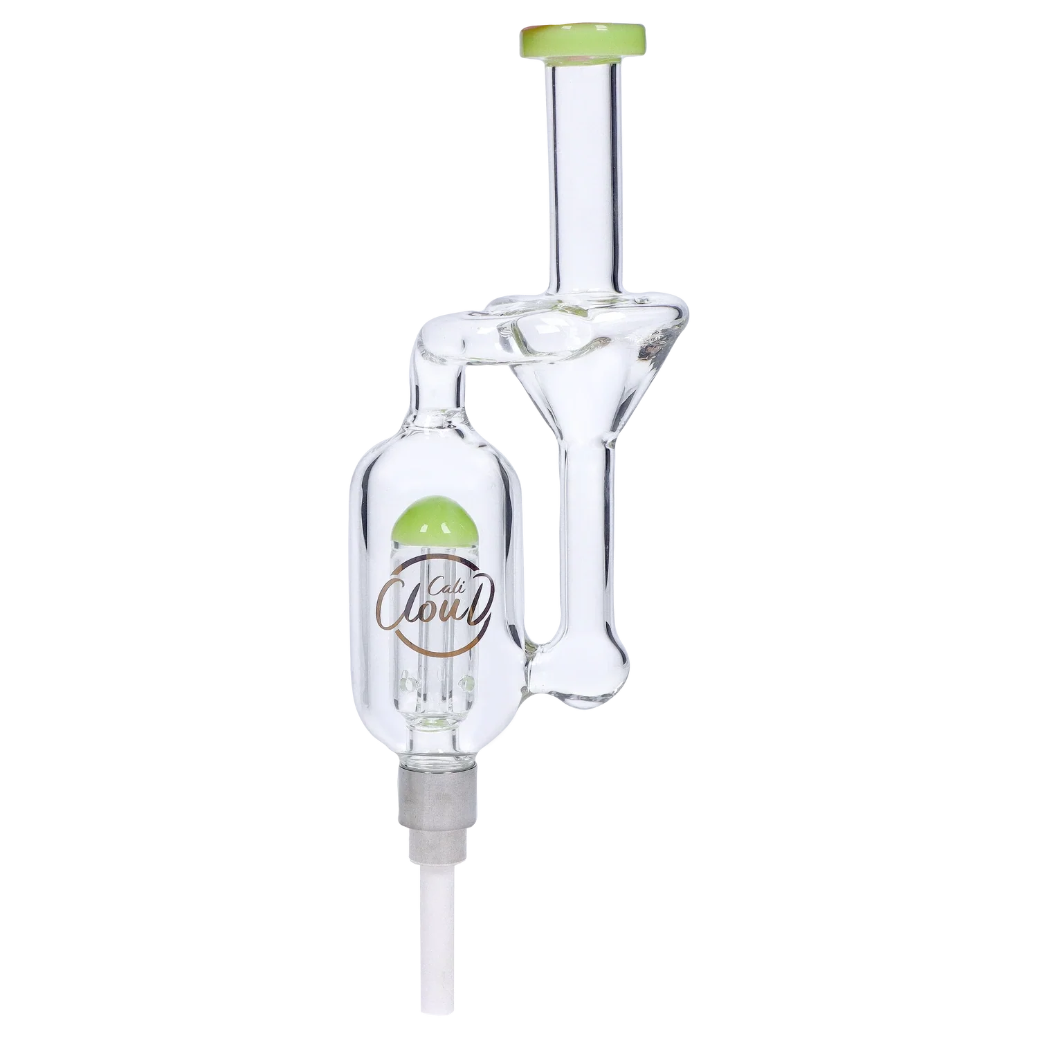 GC Cali Cloud Dome Inline Recycler CX Nectar Collector Straw - 7 in.